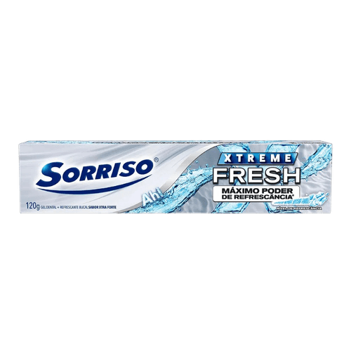 Gel Dental Xtra Forte Sorriso Xtreme Fresh Caixa 120g