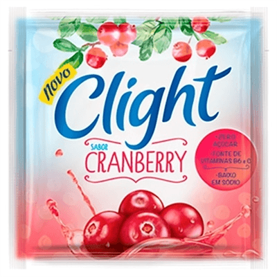 Refresco em Pó Clight Cranberry 8 g