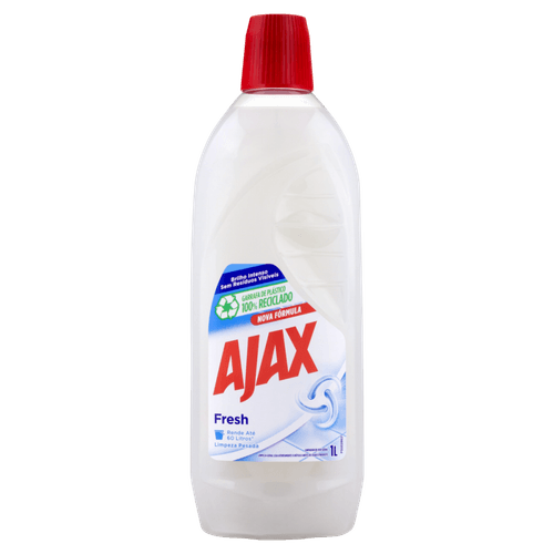 Limpador de Uso Geral Limpeza Pesada Fresh Ajax Frasco 1l