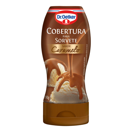 Cobertura para Sorvete Dr. Oetker Caramelo 190g