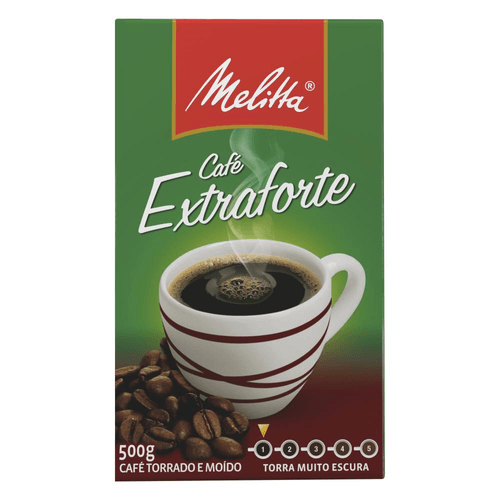 Café Torrado e Moído Extraforte Melitta Caixa 500g