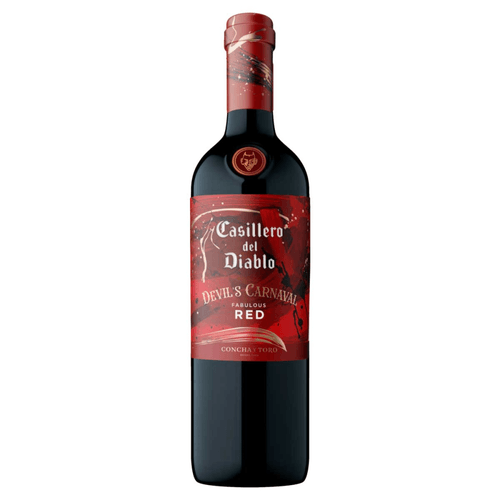 Vinho Chileno Tinto Meio Seco Fabulous Red Casillero del Diablo Devil's Carnaval Garrafa 750ml