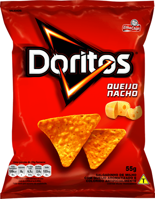 Salgadinho de Milho Queijo Nacho Doritos Pacote 55g