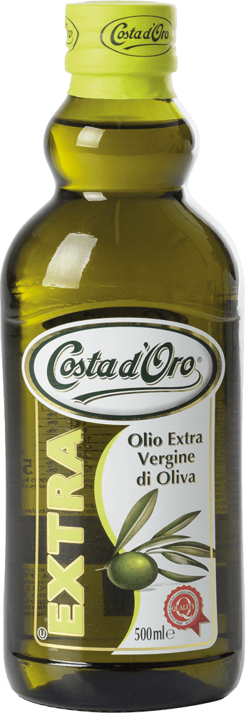 Azeite de Oliva Extra Virgem Prensado à Frio com Bico Dosador Italiano Costa d'Oro IL Clássico Vidro 500ml