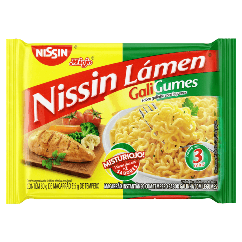 Macarrao-Instantaneo-Lamen-com-Tempero-Galigumes-Galinha-com-Legumes-Nissin-Miojo-Misturiojo-Pacote-85g-Sendo-80-de-Macarrao-e-5g-de-Tempero