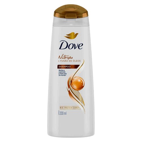 Shampoo Fusão de Óleos Dove Nutrição Frasco 200ml