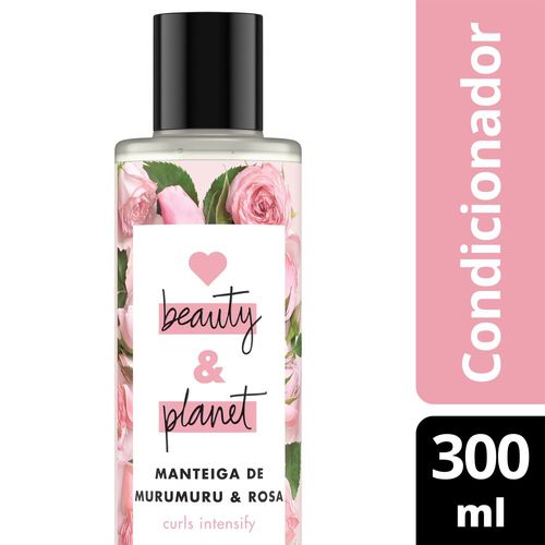 Condicionador Manteiga de Murumuru & Rosa Love Beauty & Planet Cachos e Crespos Lindos Frasco 300ml
