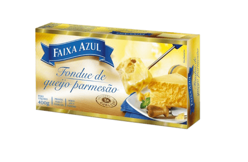 Fondue de Queijo Parmesão Fundido Faixa Azul Caixa 400g