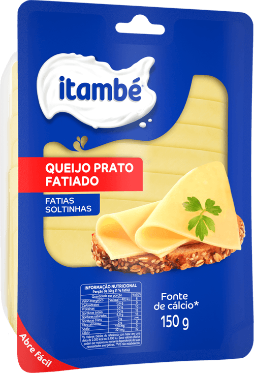 Queijo Prato Fatiado Itambé 150g