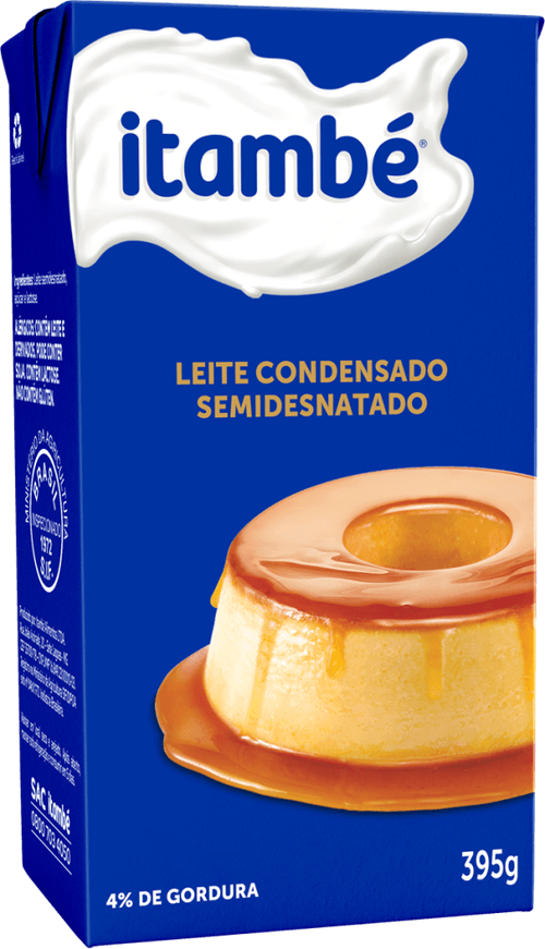 Leite Condensado Semidesnatado Itambé Caixa 395g