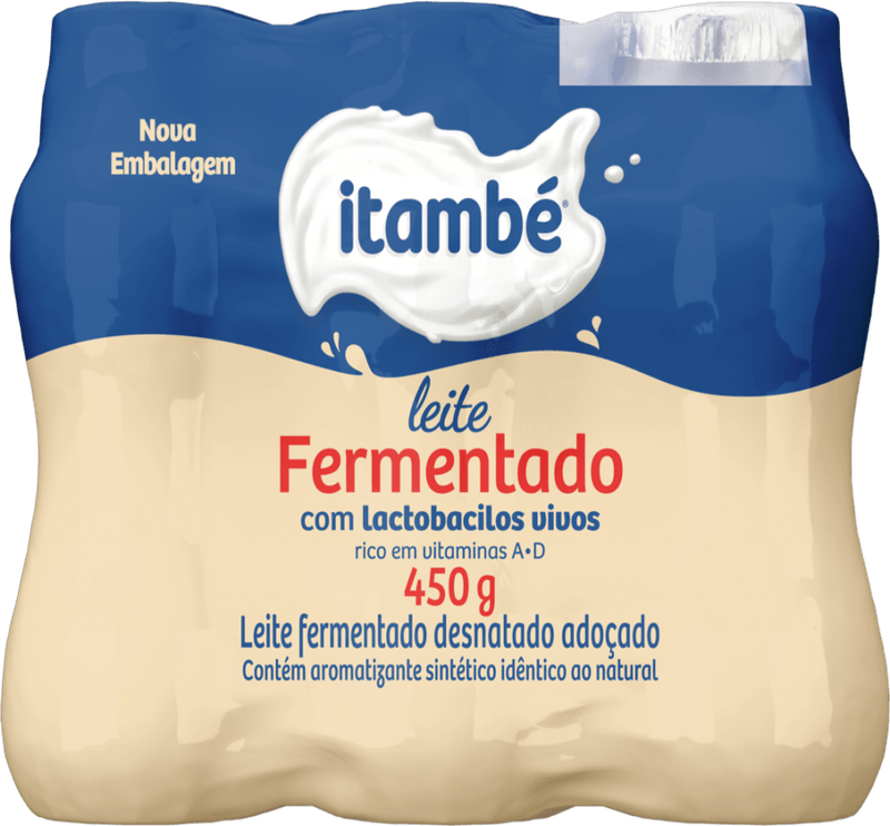 Leite-Fermentado-Adocado-Desnatado-com-Lactobacilos-Vivos-Itambe-Frasco-450g-6-Unidades-de-75g-Cada