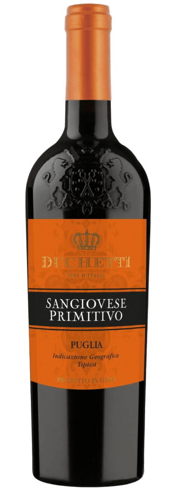 vinho italiano duchetti sangiovese primitivo puglia igt 750 ml