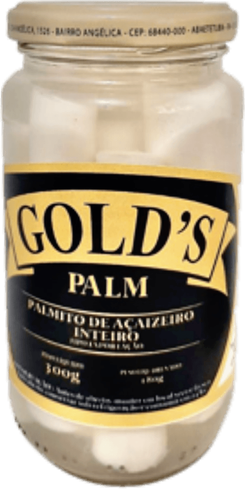 Palmito Açaí Gold's Inteiro 180g