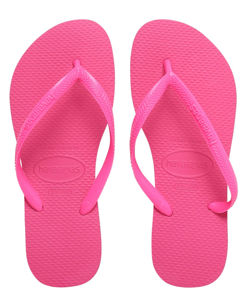 Sandália Havaianas Slim Rosa Hollywood Nº 37 / 38 Par