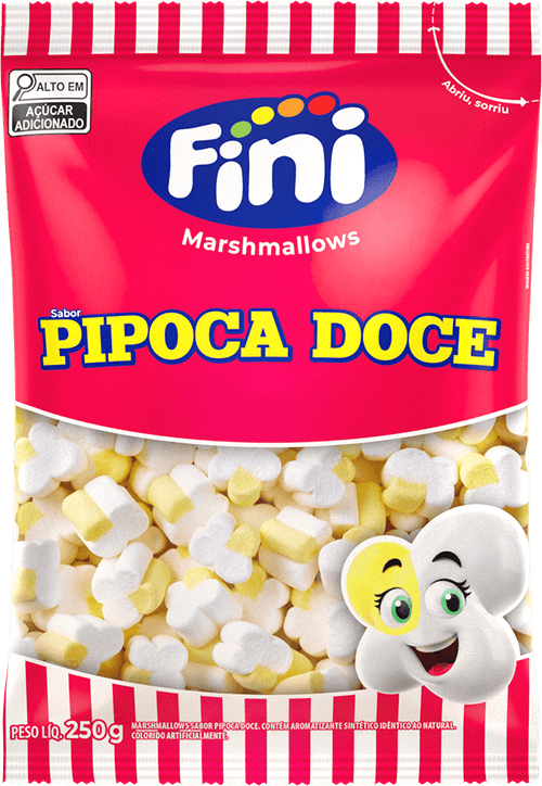 Marshmallow Fini 200g pipoca doce