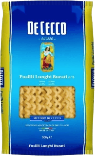 Massa Italiana Fusilli De Cecco 500g