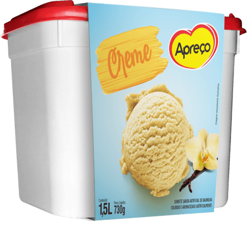 Sorvete Creme Apreco 1,5 Litros