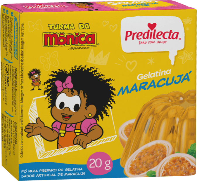 Preparo-de-Gelatina-em-Po-Maracuja-Turma-da-Monica-Predilecta-Caixa-20g