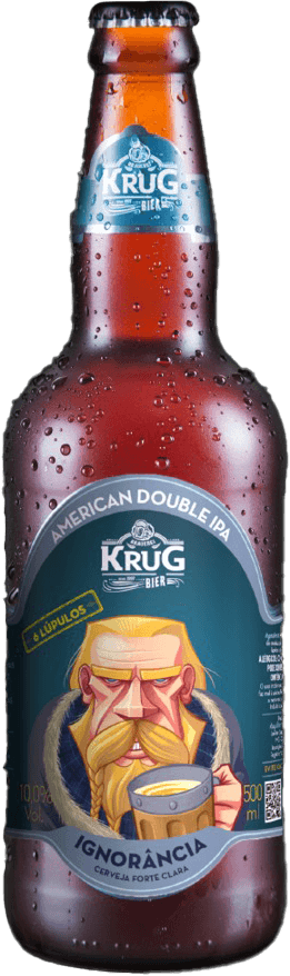 Cerveja Krug Bier Expressionista Ignorância American Double IPA 500ml