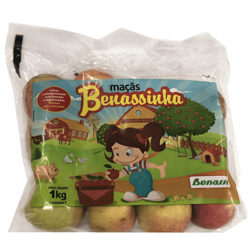 Maçã Gala Benassi Pacote 1kg