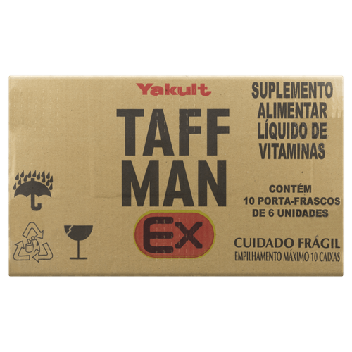 Suplemento Alimentar Líquido Yakult Taffman Ex Frasco 60 Unidades de 110ml Cada
