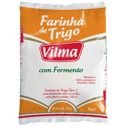 Farinha de Trigo Vilma com Fermento 1 kg