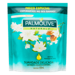 Sabonete-Liquido-Suavidade-Delicada-Jasmim-e-Manteiga-de-Cacau-Palmolive-Naturals-Sache-120ml-Refil-Preco-Especial