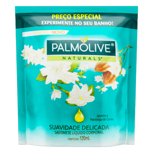 Sabonete Líquido Palmolive Naturals Suavidade Delicada Jasmim 120ml