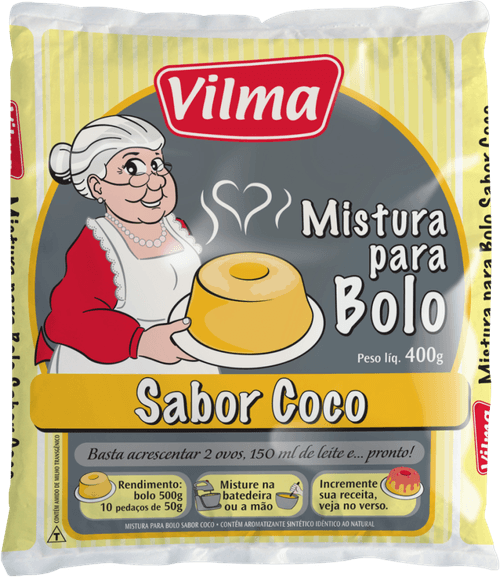 Mistura para Bolo Vilma Coco 400g