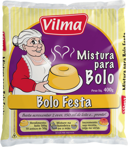 Mistura para Bolo Vilma Festa 400g