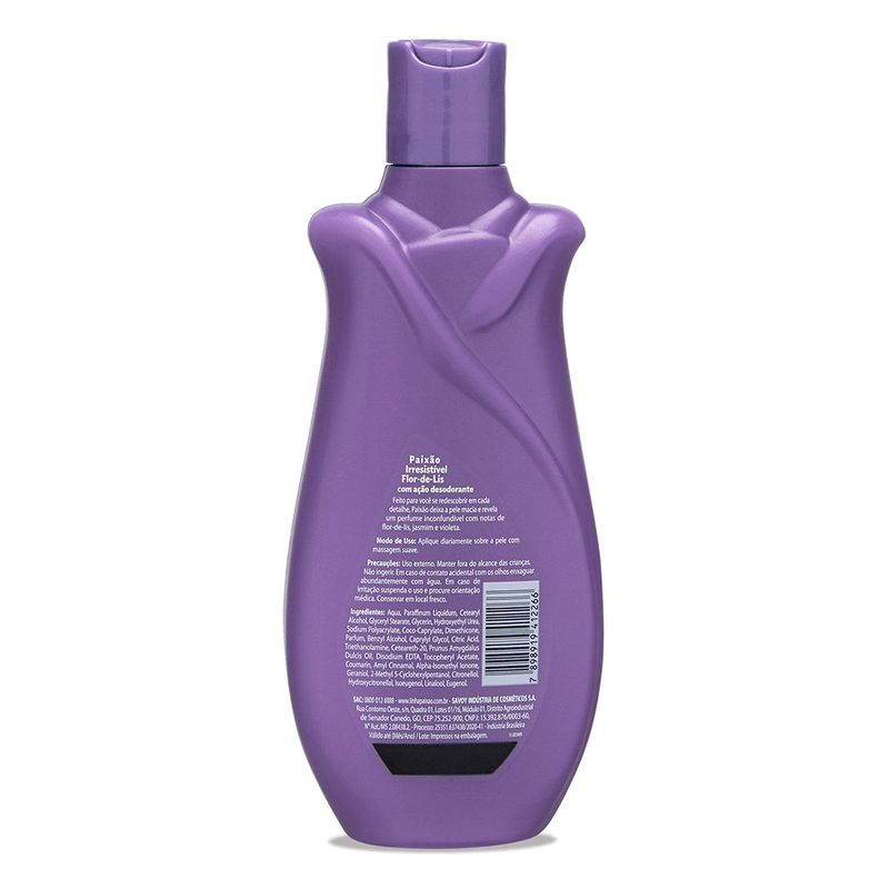 Hidratante-Paixao-Irresistivel-com-Oleo-de-Amendoas-acao-desodorante-400ml