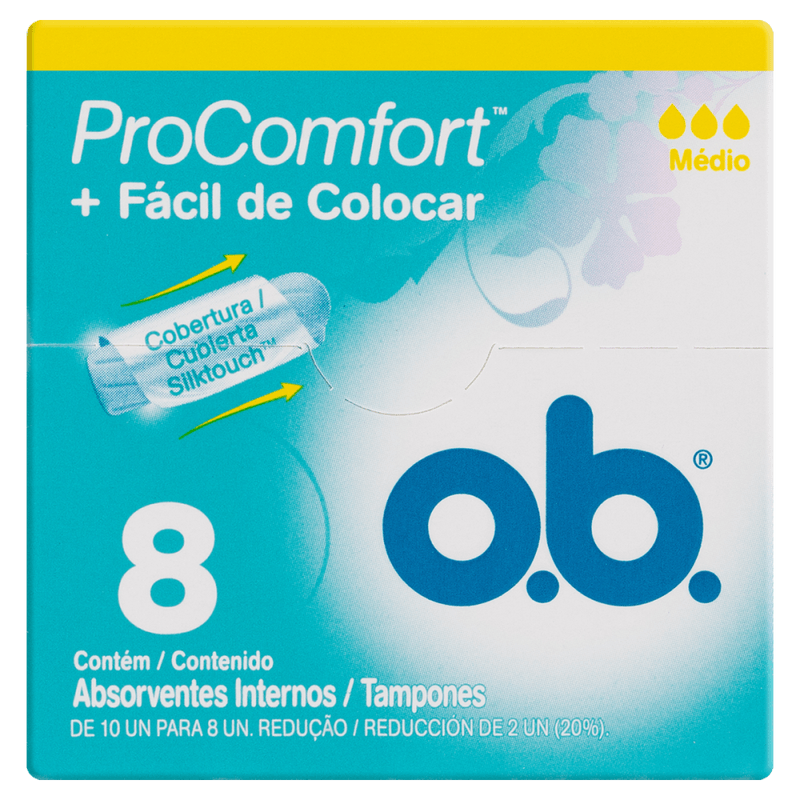 Absorvente-Interno-O.B.-ProComfort-Medio-Caixa-8-Unidades