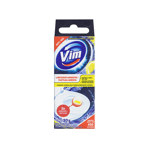 Pastilha Adesiva Sanitária Vim Citrus 30g