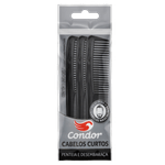 Pente-para-Cabelo-Masculino-Preto-Condor-3-Unidades