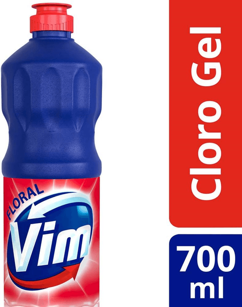 Desinfetante para Uso Geral Cloro Gel Floral Vim Squeeze 700ml