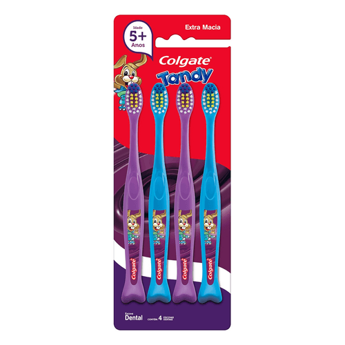 Escova Dental Extramacia Colgate Tandy 4 Unidades