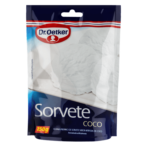 Pó para Preparo de Sorvete Dr. Oetker Coco 150g