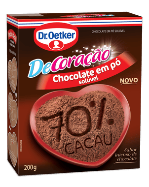 Chocolate em Pó Dr. Oetker 70% Cacau 200g