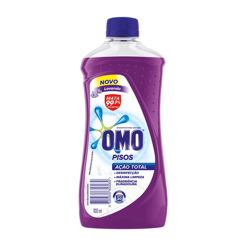 Limpador Desinfetante Omo Pisos Lavanda 900ml