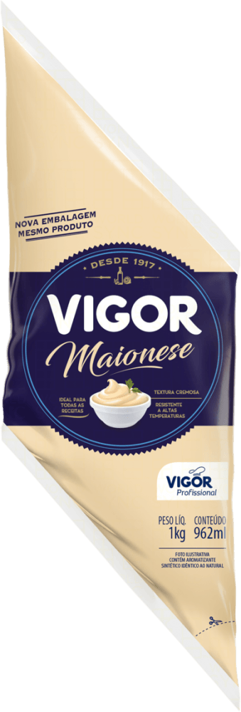 Maionese Uso Profissional Vigor Bisnaga 1kg