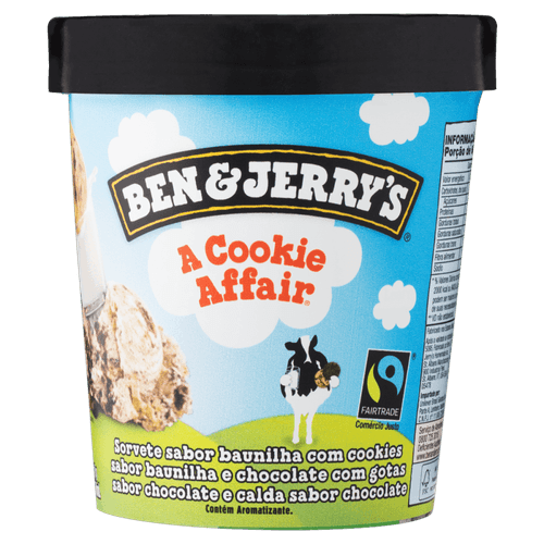 Sorvete de Pote Ben & Jerry's A Cookie Affair 458ml