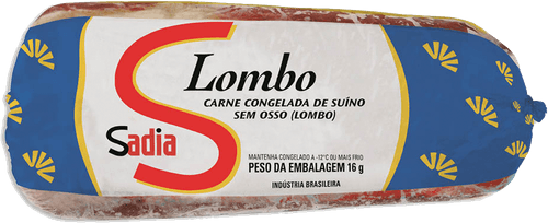Lombo Suíno Congelado Sem Osso Sadia 1.2Kg