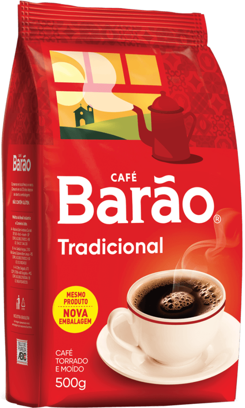 Café Torrado e Moído Tradicional Barão Pacote 500g