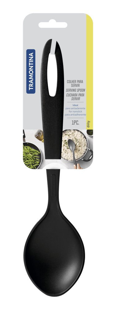 Concha para Sorvete Inox Cabo Preto Utilità 25607/100 Tramontina