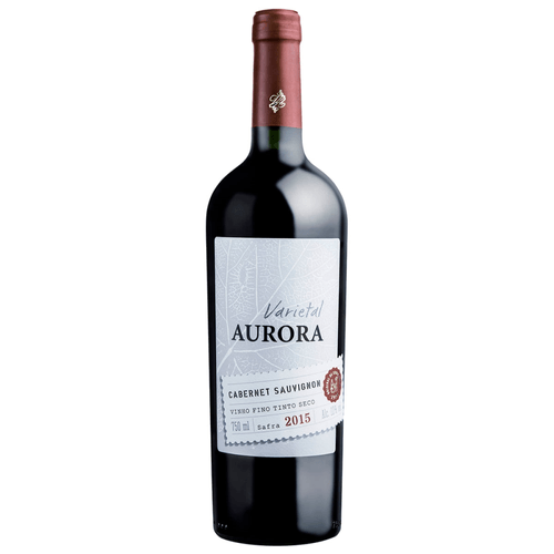 Vinho Brasileiro Tinto Seco Aurora Varietal Cabernet Sauvignon Serra Gaúcha Garrafa 750ml