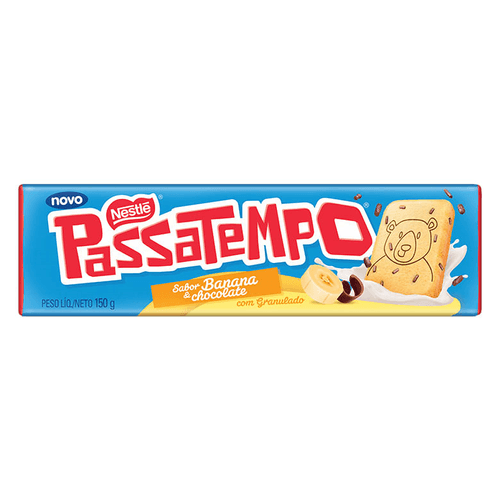 Biscoito PASSATEMPO Banana com Chocolate 150g