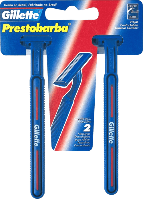 Aparelho Descartável Para Barbear Gillette Prestobarba 12 Unidades