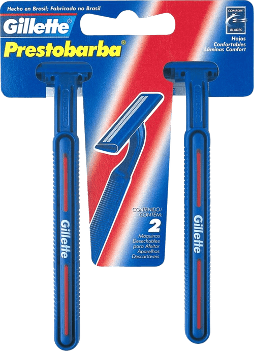 Aparelho de Barbear Gillette Prestobarba 2 unidades