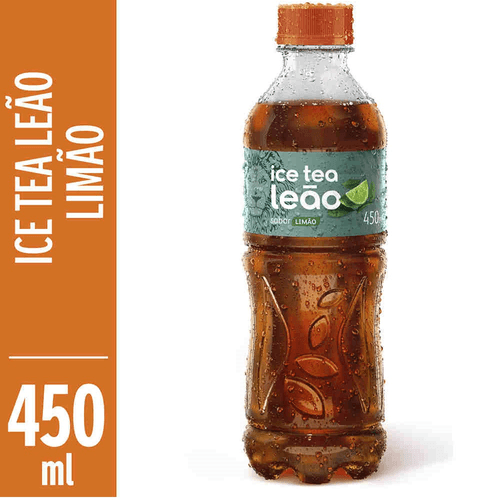 Chá Preto Ice Tea Limão Leão Garrafa 450ml