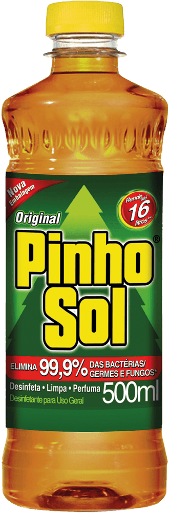 Desinfetante para Uso Geral Original Pinho Sol Frasco 500ml